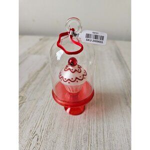 Pier 1 cupcake cake stand platter ornament glass Xmas tree